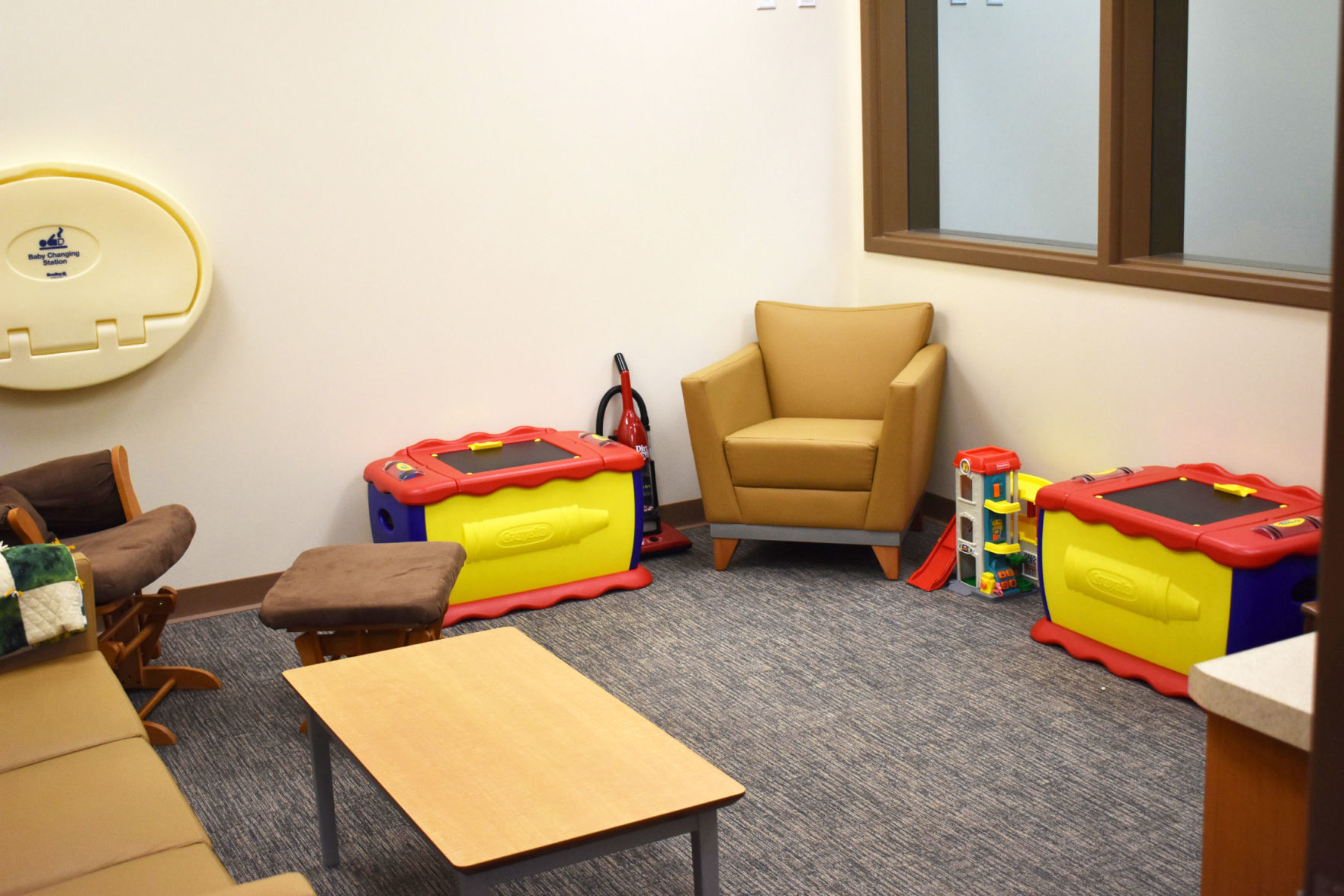 Columbia County dedication visitation room